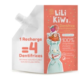 Lilikiwi Zahnpasta Himbeere & Litschi - 120 ml