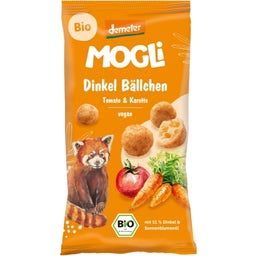 MOGLi Demeter Dinkel Bällchen Tomate & Karotte - 40 g
