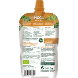 MOGLi Organic Apple Cinnamon Fruit Puree Pouch - 120 g