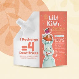 Lilikiwi Zahnpasta Himbeere & Litschi - 120 ml