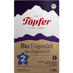 Töpfer Bio Folgemilch auf Ziegenmilchbasis 2 - 400 g