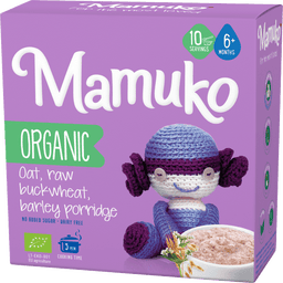 Bio Getreidebrei mit Hafer, Rohbuchweizen & Gerste - 200 g