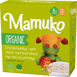 Bio 5-Korn Babybrei: Gerste, Dinkel, Roggen, Buchweizen & Hafer - 200 g