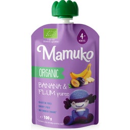 Mamuko Bio Bananen-Pflaumen Püree - 100 g