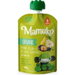 Mamuko Purea Bio - Pera, Ribes Nero e Prugna - 100 g