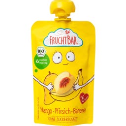 FruchtBar Bio Quetschie Mango-Pfirsich-Banane - 100 g