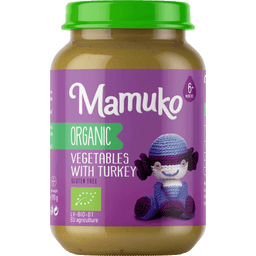Mamuko Bio Gemüse & Pute Baby-Menü - 190 g