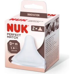 NUK Perfect Match Ersatzsauger - Gr. S (ab 0 Monate)