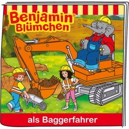 Tonie Hörfigur - Benjamin Blümchen - Benjamin als Baggerfahrer - 1 Stk