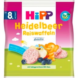 HiPP Bio Reiswaffeln - Heidelbeer