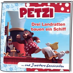 Tonie Hörfigur - Petzi - Drei Landratten bauen ein Schiff - 1 Stk