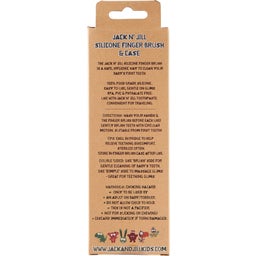 Jack N' Jill Finger-Zahnbürste aus Silikon (Stufe 1) - 2 Stk