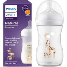 Babyflasche Natural Response 3-6 Monate Giraffe - 1 Stk