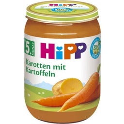 HiPP Bio Babygläschen Karotten mit Kartoffeln - 190 g