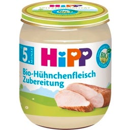 HiPP Bio-Hühnchenfleisch-Zubereitung - 125 g