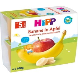 HiPP Bio Früchte im Becher Banane in Apfel - 400 g