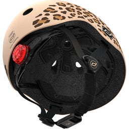 Scoot and Ride Helm Graphics XXS  - leopard