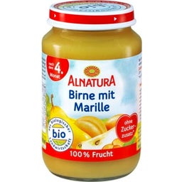 Alnatura Bio Babygläschen Birne mit Marille