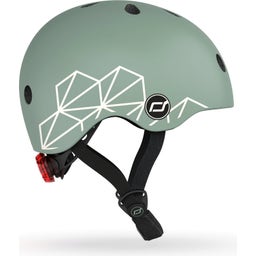 Scoot and Ride Helm Graphics XXS  - green lines