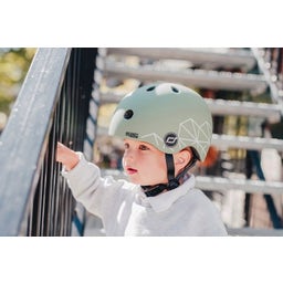 Scoot and Ride Helm Graphics XXS  - green lines