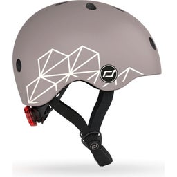 Scoot and Ride Helm Graphics XXS  - brown lines