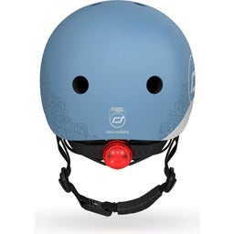 Scoot and Ride Helm Reflective XXS  - reflective steel