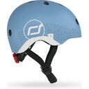 Scoot and Ride Helm Reflective XXS  - reflective steel