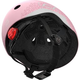 Scoot and Ride Helm Reflective XXS  - reflective rose