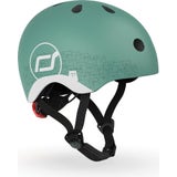 Scoot and Ride Helm Reflective XXS  - reflective forest