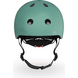 Scoot and Ride Helm Reflective XXS  - reflective forest