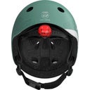 Scoot and Ride Helm Reflective XXS  - reflective forest