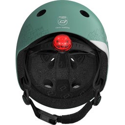 Scoot and Ride Helm Reflective XXS  - reflective forest