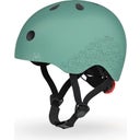 Scoot and Ride Helm Reflective XXS  - reflective forest