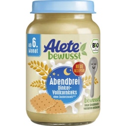 Alete bewusst Bio Abendbrei Dinkel-Vollkornkeks