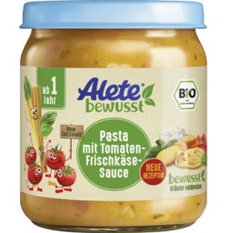 Alete bewusst Bio Pasta mit Tomaten-Frischkäse-Sauce