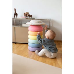 Stapelstein Rainbow Pastel Bundle 6+1 - 1 Set