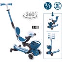 Globber Go-Up Baby 360 Lights - petrol-hellblau