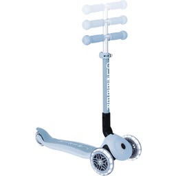 Globber Scooter Junior Foldable Lights Eco - blaubeere