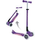 Globber Scooter Primo Foldable Plus Lights - lila-pastellrosa