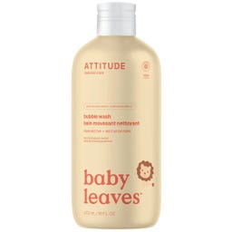 ATTITUDE baby leaves Bubble Wash - Pear Nectar