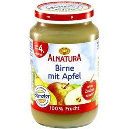 Alnatura Bio Babygläschen Birne mit Apfel - 190 g