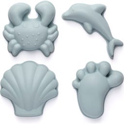 Scrunch Sandförmchen-Set - blau
