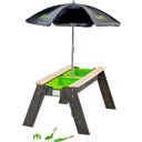 Aksent Sand- & Wassertisch mit Sonnenschirm & Gartenwerkzeugen - 1 Stk