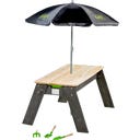 Aksent Sand- & Wassertisch mit Sonnenschirm & Gartenwerkzeugen - 1 Stk
