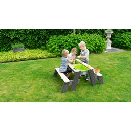 Aksent Sand-, Wasser- & Picknicktisch (2 Bänke) - 1 Set