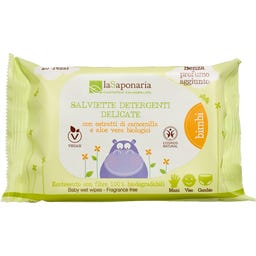 Bio Salviette Detergenti Delicate Umidificate - 20 pz.
