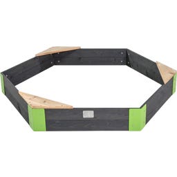 Aksent Holzsandkasten sechseckig 160x140cm - 1 Stk