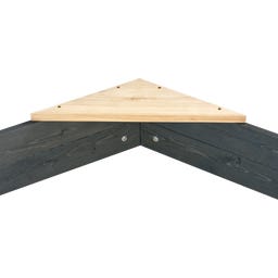 Aksent Holzsandkasten sechseckig 160x140cm - 1 Stk