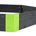 Aksent Holzsandkasten sechseckig 160x140cm - 1 Stk