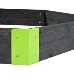 Aksent Holzsandkasten sechseckig 160x140cm - 1 Stk